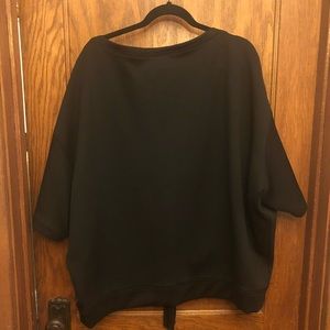Neoprene black short-sleeved shirt